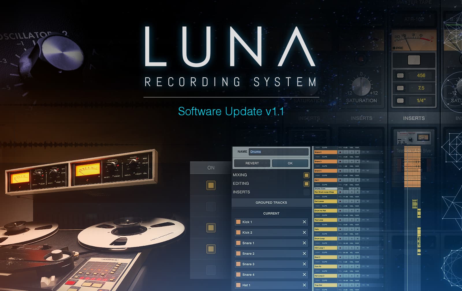 UA Releases LUNA Recording System v1.1 – Universal Audio