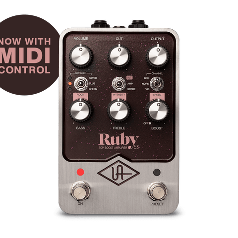 Ruby ギターエフェクター Ruby '63 Top Boost Amplifier – Universal Audio