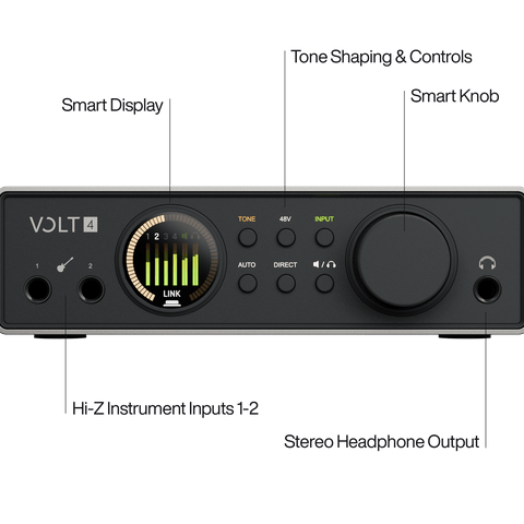 Volt 4 Gen 2 USB Audio Interface – Universal Audio