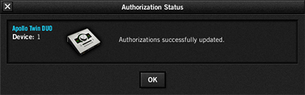 Authorization Status
