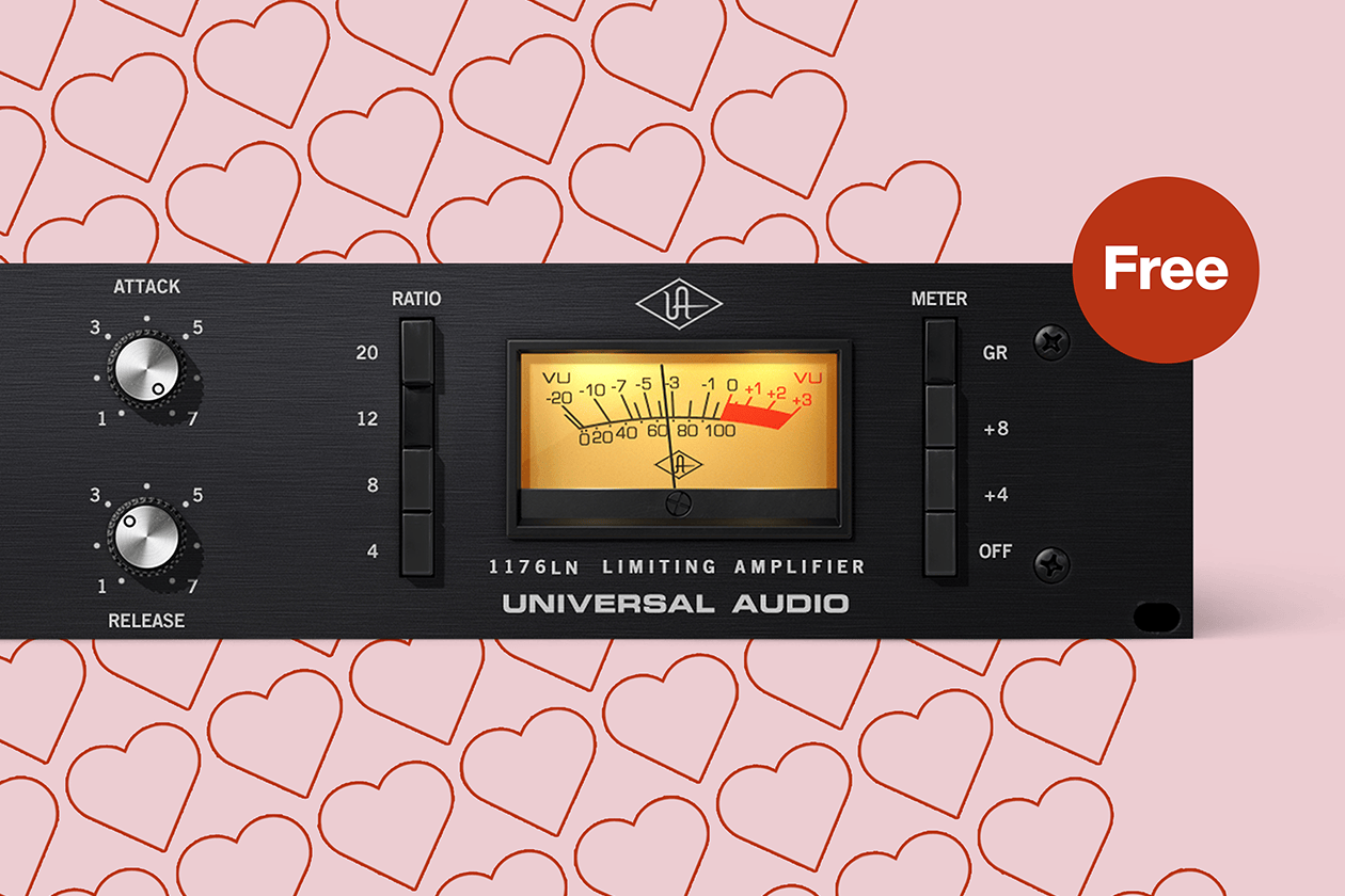 Universal Audio Offers Free 1176 Plug-In as Part of Valentine's Day Gi