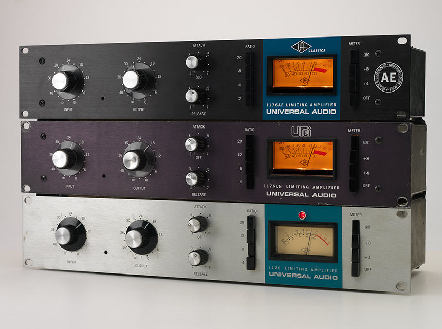 UAD 1176 Classic Limiter Collection 3つの代表的な1176リビジョンを使い分ける