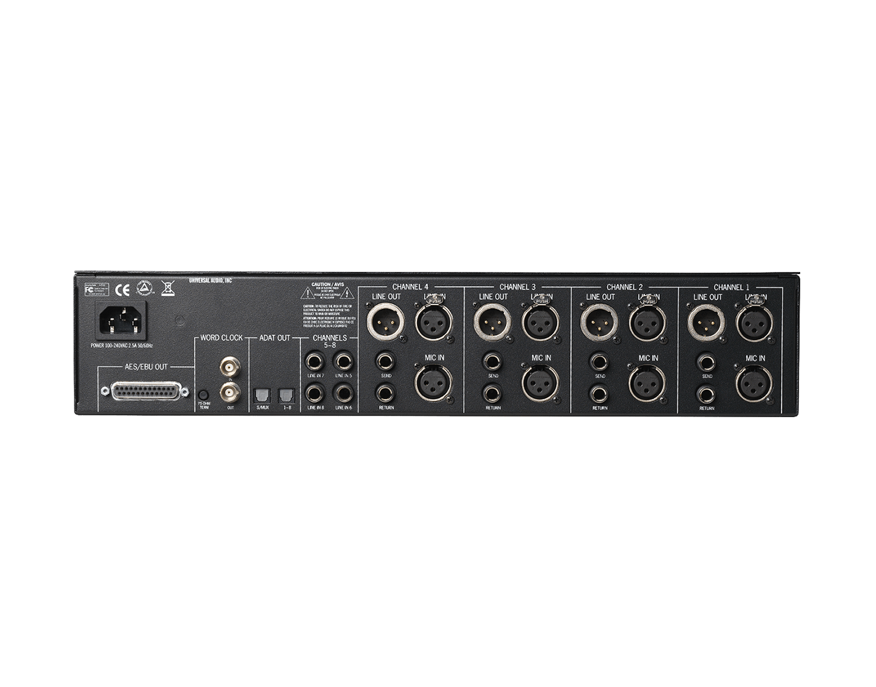 4-710d Four-Channel Tone-Blending Mic Preamp w/ Dynamics 4-710d Four-Channel Tone-Blending Mic Preamp w/ Dynamics