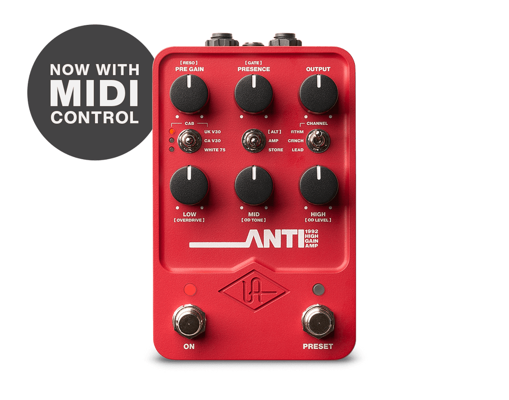 値下げ【アダプター付き】UAFX ANTI 1992 HIGH GAIN AMP ANTI 1992 High Gain Amp – Universal Audio