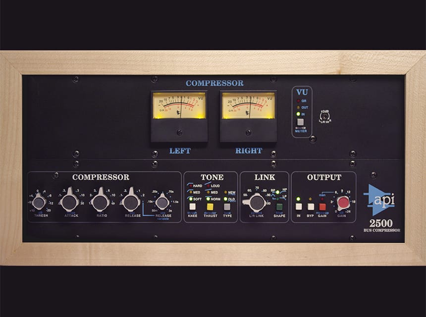 UAD API 2500 Bus Compressor API 2500の回路全体をUADで再現