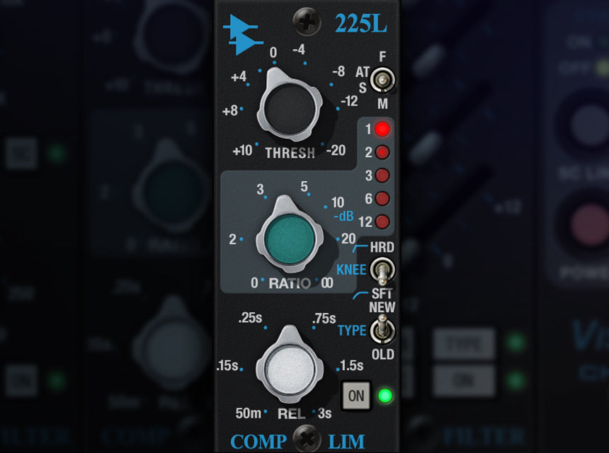 UAD API Vision Channel Strip 225Lコンプレッサーでトラックの動きを作る