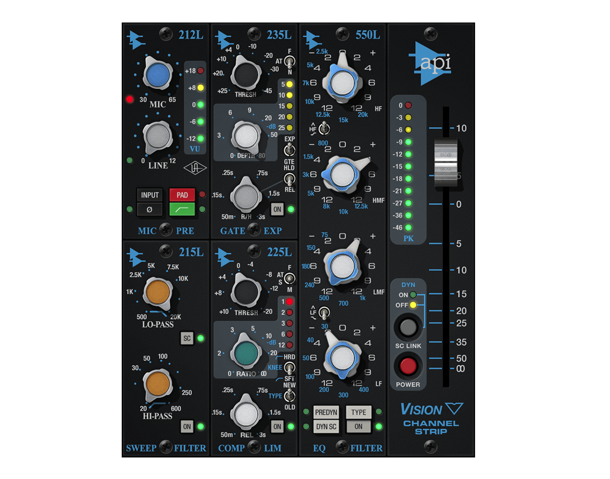 UAD API Vision Channel Strip