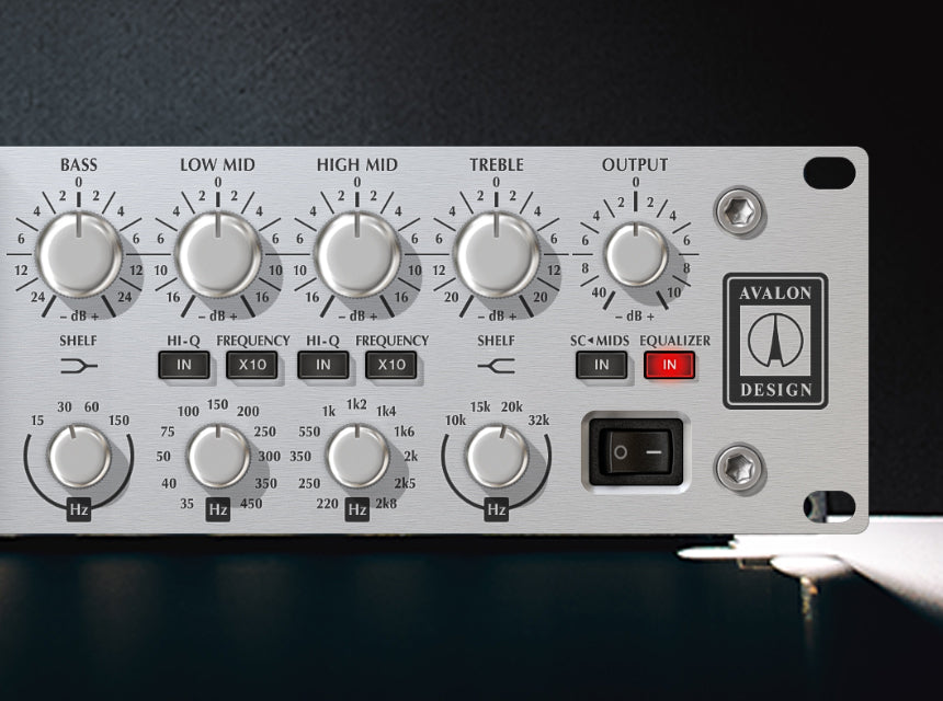 UAD Avalon VT-737sp 4バンドEQとAir Bandで前に出る艶を作る