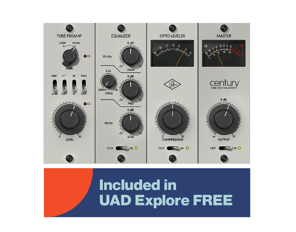 Century Tube Channel Strip – Universal Audio
