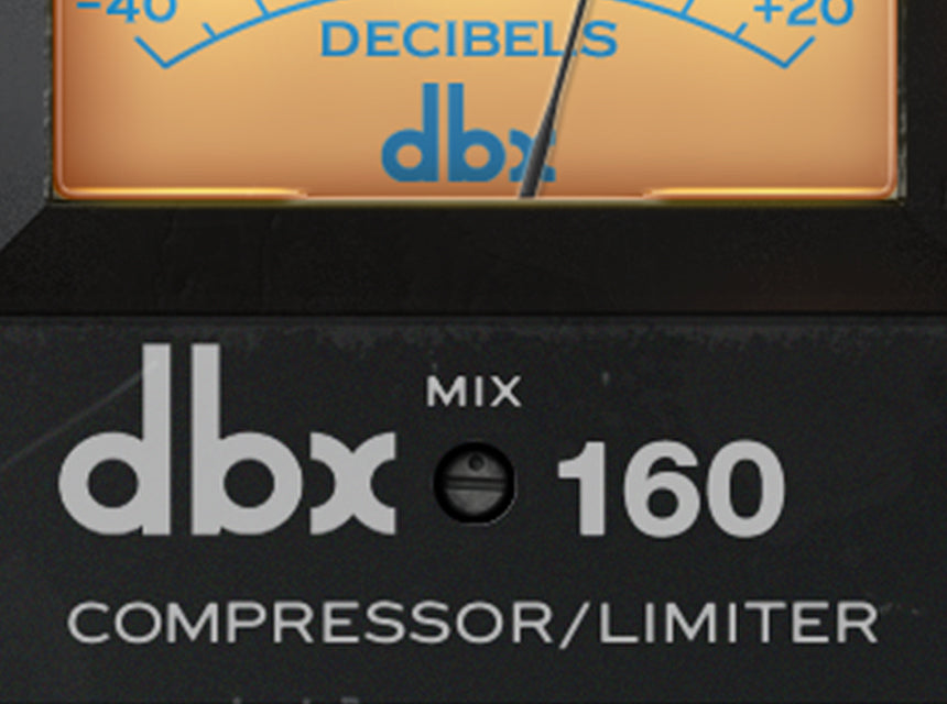 UAD dbx 160 Dry/WetとSidechain Filterで現代的に扱う