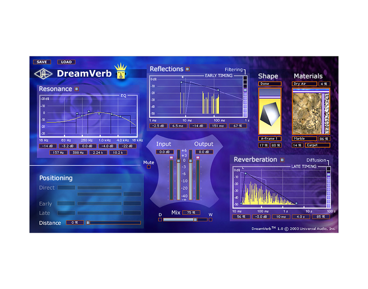 DreamVerb Room Modeler – Universal Audio