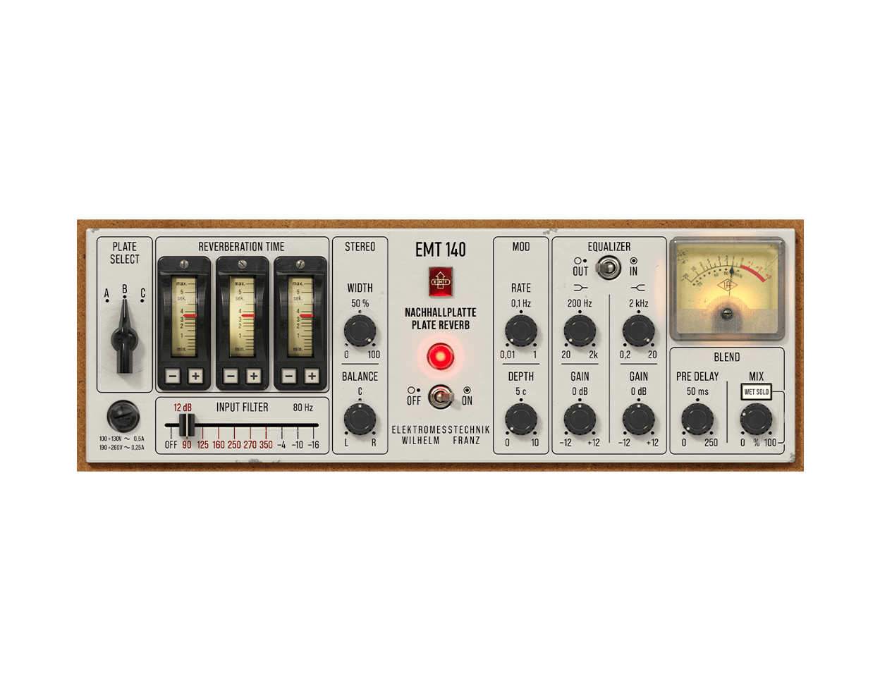 EMT 140 Classic Plate Reverberator