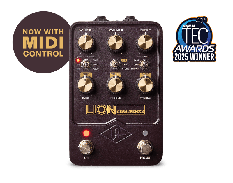 Lion '68 Super Lead Amp – Universal Audio Lion '68 Super Lead Amp – Universal Audio