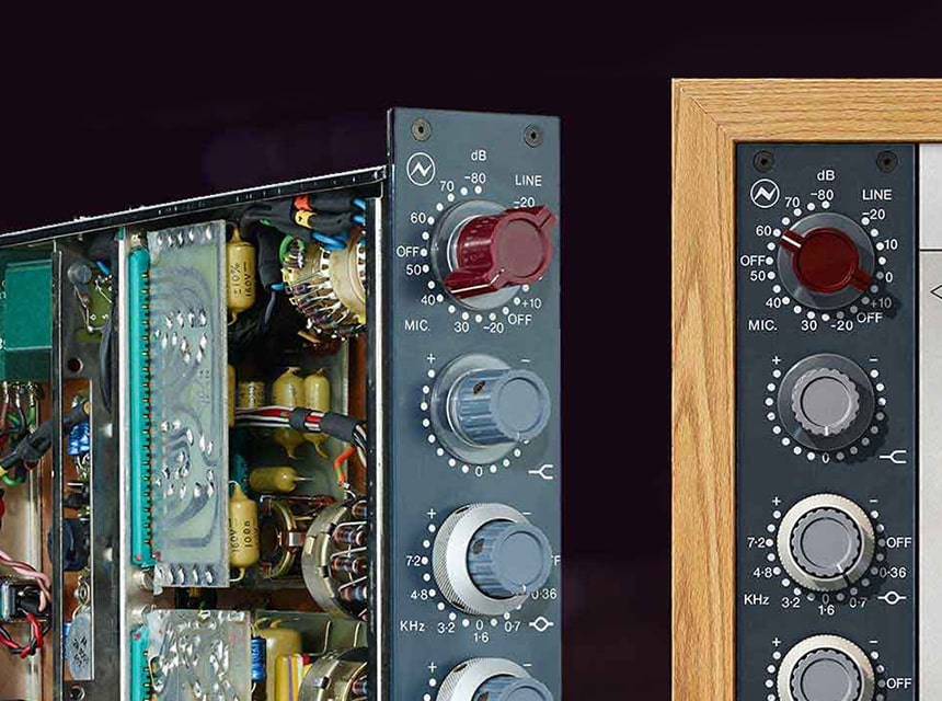 UAD Neve 1073 / 1084 オリジナル回路のプリアンプ/EQ感を再現