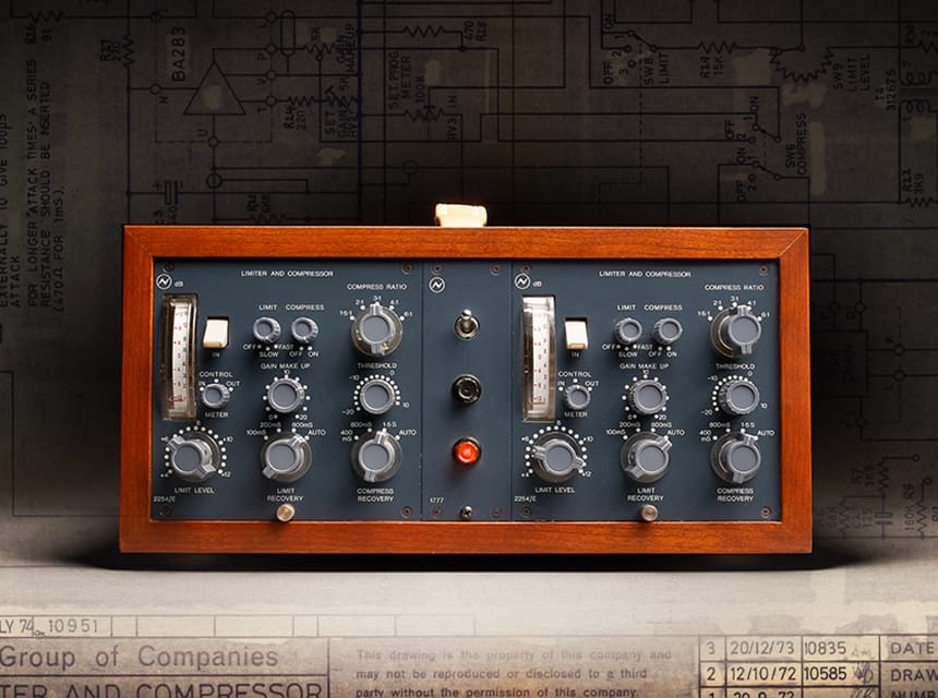 UAD Neve 33609 2254/EでNeveコンソール由来の濃いダイナミクスを加える