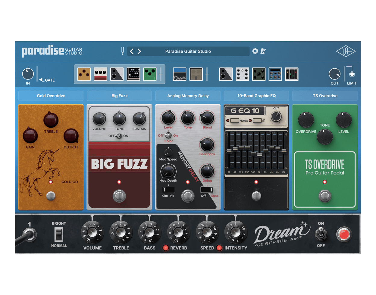 paradise pedals Guitar Studio Full Version Chests front closure Decorative contrast Farbe:natur Mechanix Wear® Needlestick LE