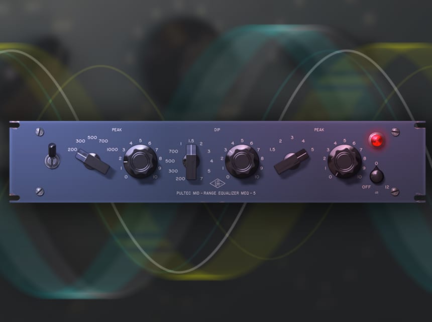 UAD Pultec Passive EQ Collection MEQ-5で中域の存在感を調整する