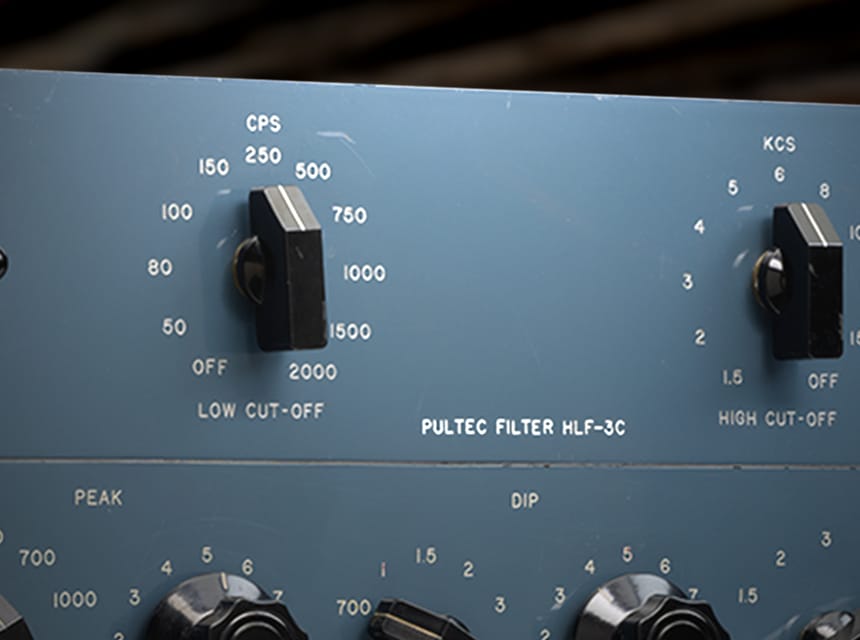 UAD Pultec Passive EQ Collection HLF-3Cで不要な帯域をシンプルに整理