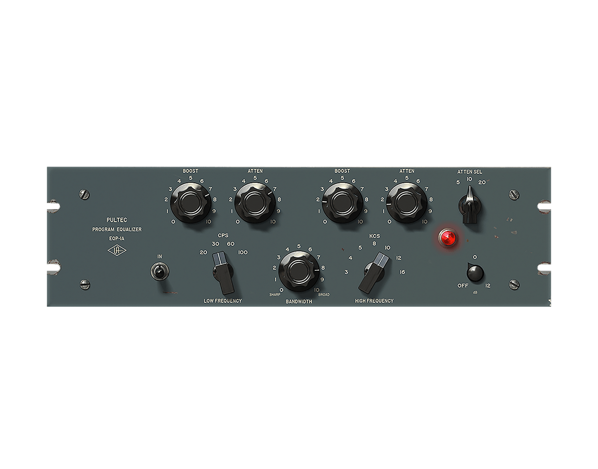 Interfaz oficial de Pultec Passive EQ Collection