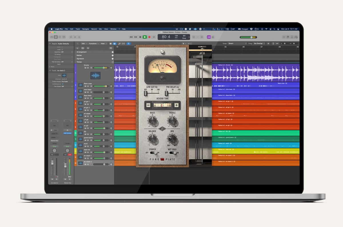 UAD Pure Plate Reverb プレートらしい艶をすぐに作る