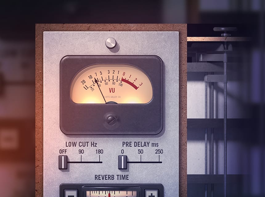 UAD Pure Plate Reverb 基本コントロールでミックスに合わせる