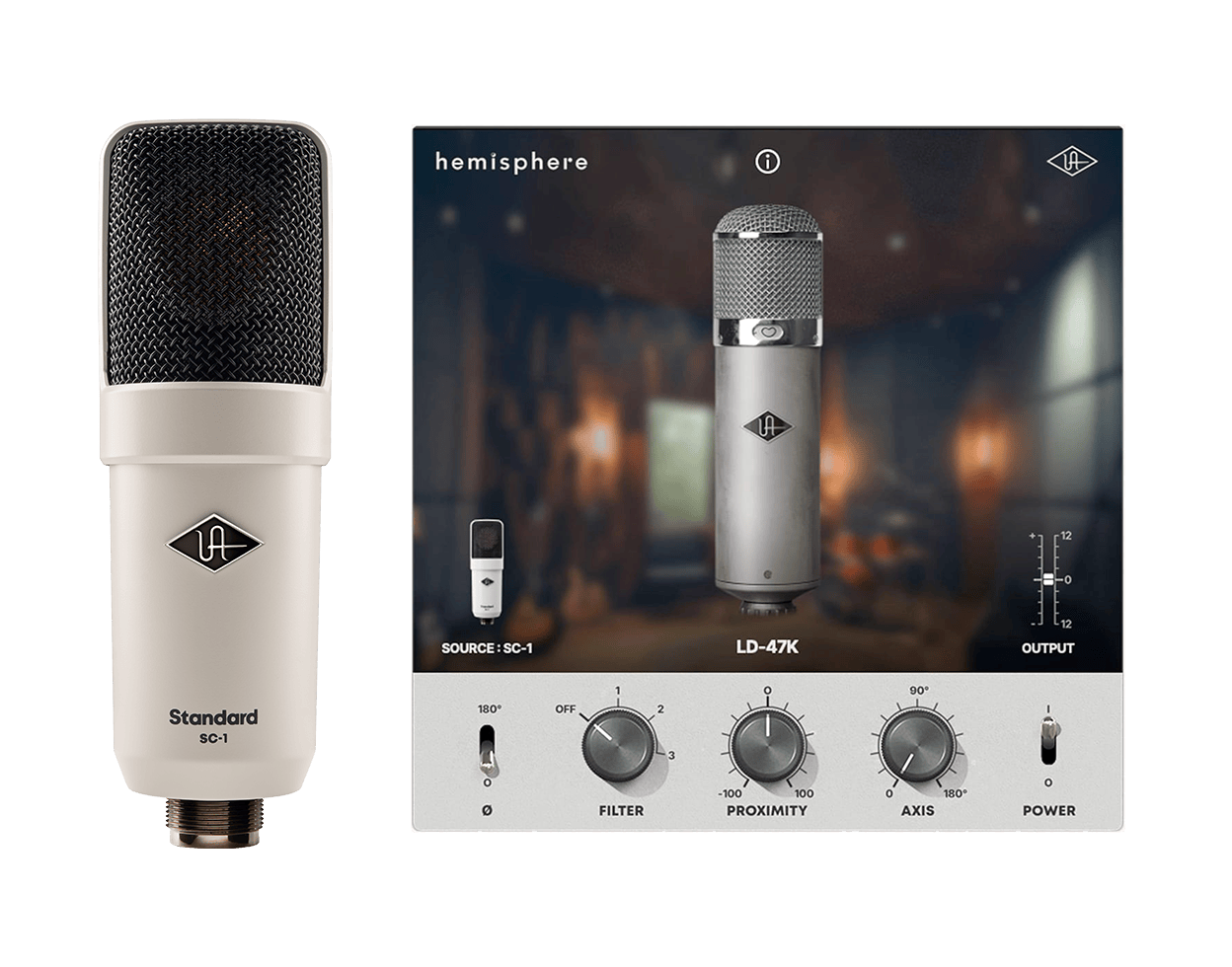 最終値下　Universal Audio SC-1 モデリングマイク SC-1 Condenser Microphone with Hemisphere Modeling – Universal Audio
