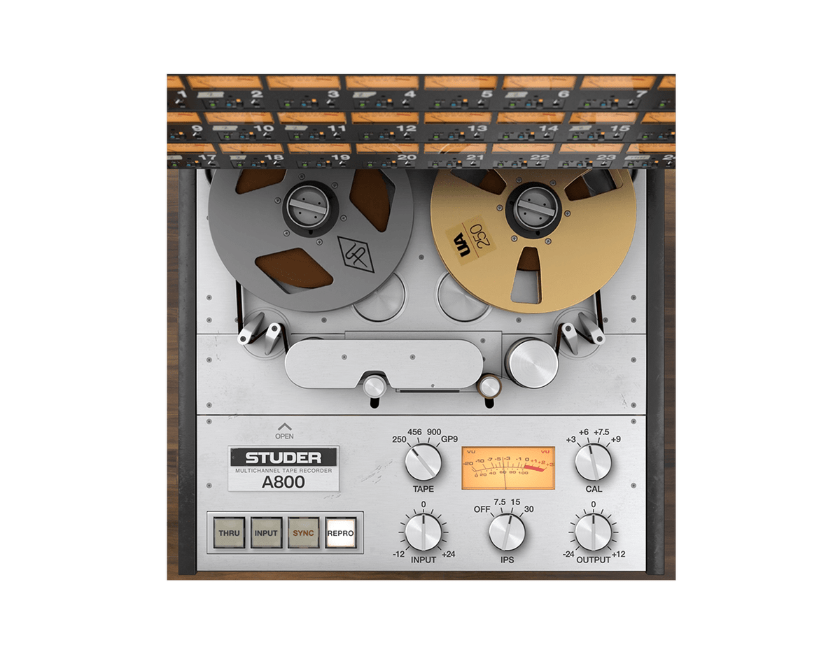 Interfaz oficial de Studer A800 Tape Recorder