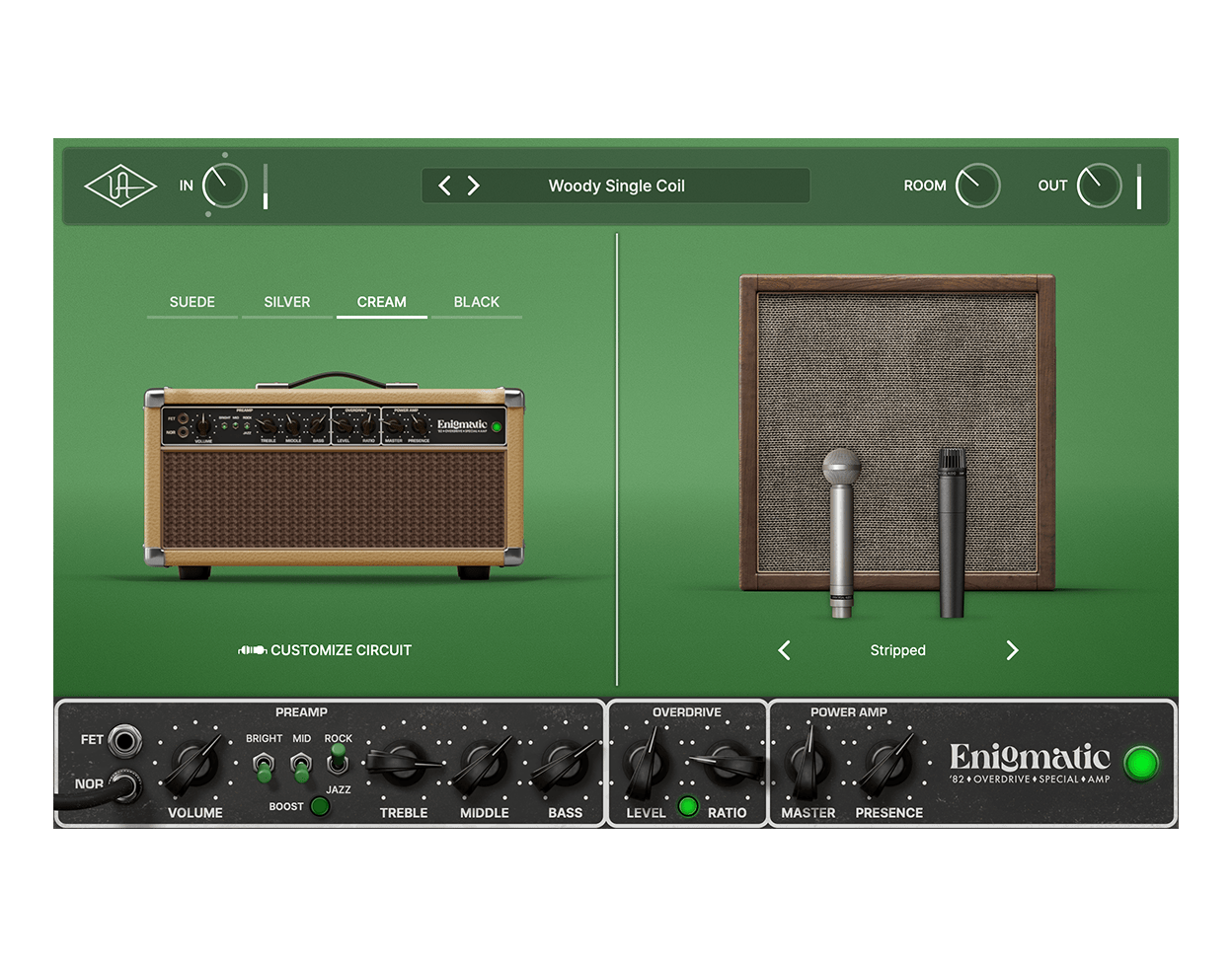 UAD Enigmatic '82 Overdrive Special Amp