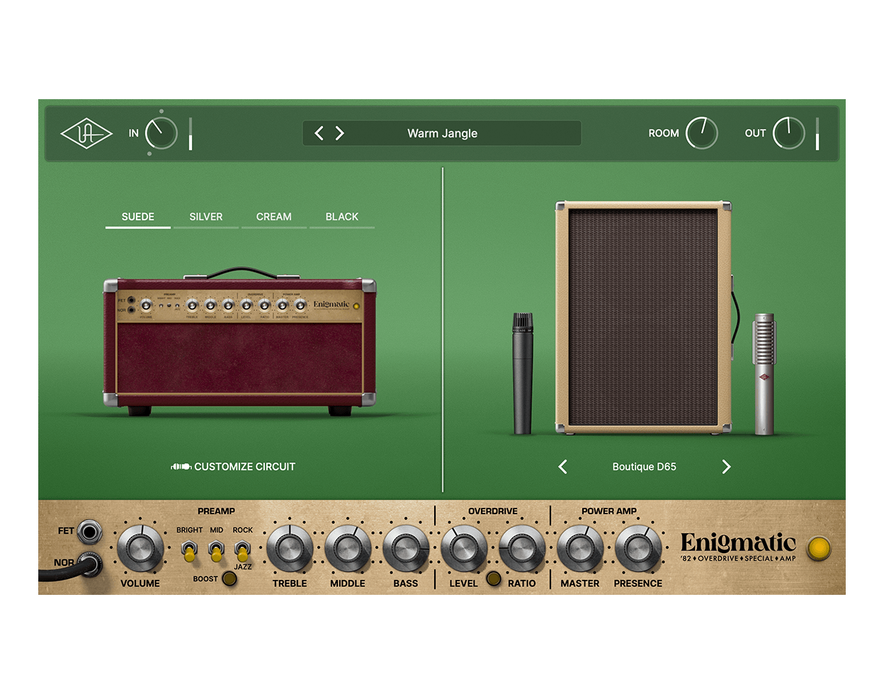 UAD Enigmatic '82 Overdrive Special Amp – Universal Audio UAD Enigmatic '82 Overdrive Special Amp – Universal Audio