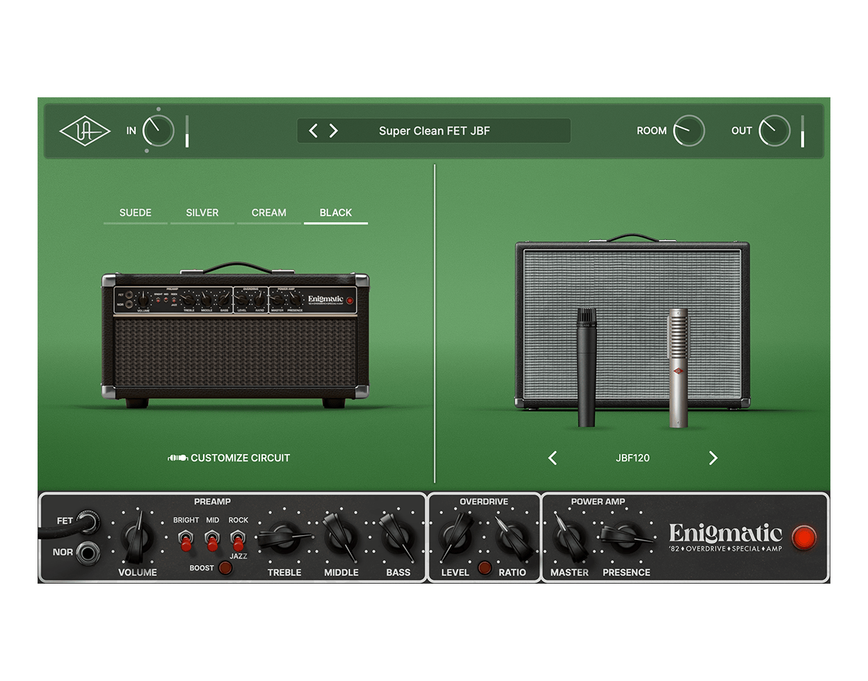 UAD Enigmatic '82 Overdrive Special Amp