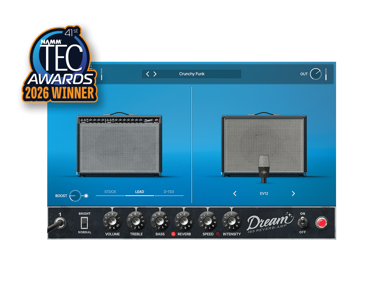 UAD Dream '65 Reverb Amplifier – Universal Audio UAD Dream '65 Reverb Amplifier – Universal Audio