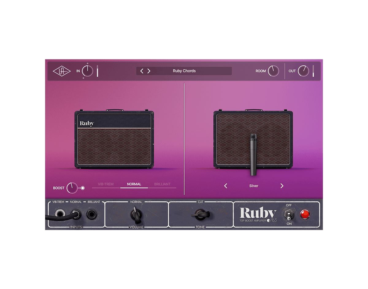UAD Ruby '63 Top Boost Amplifier – Universal Audio