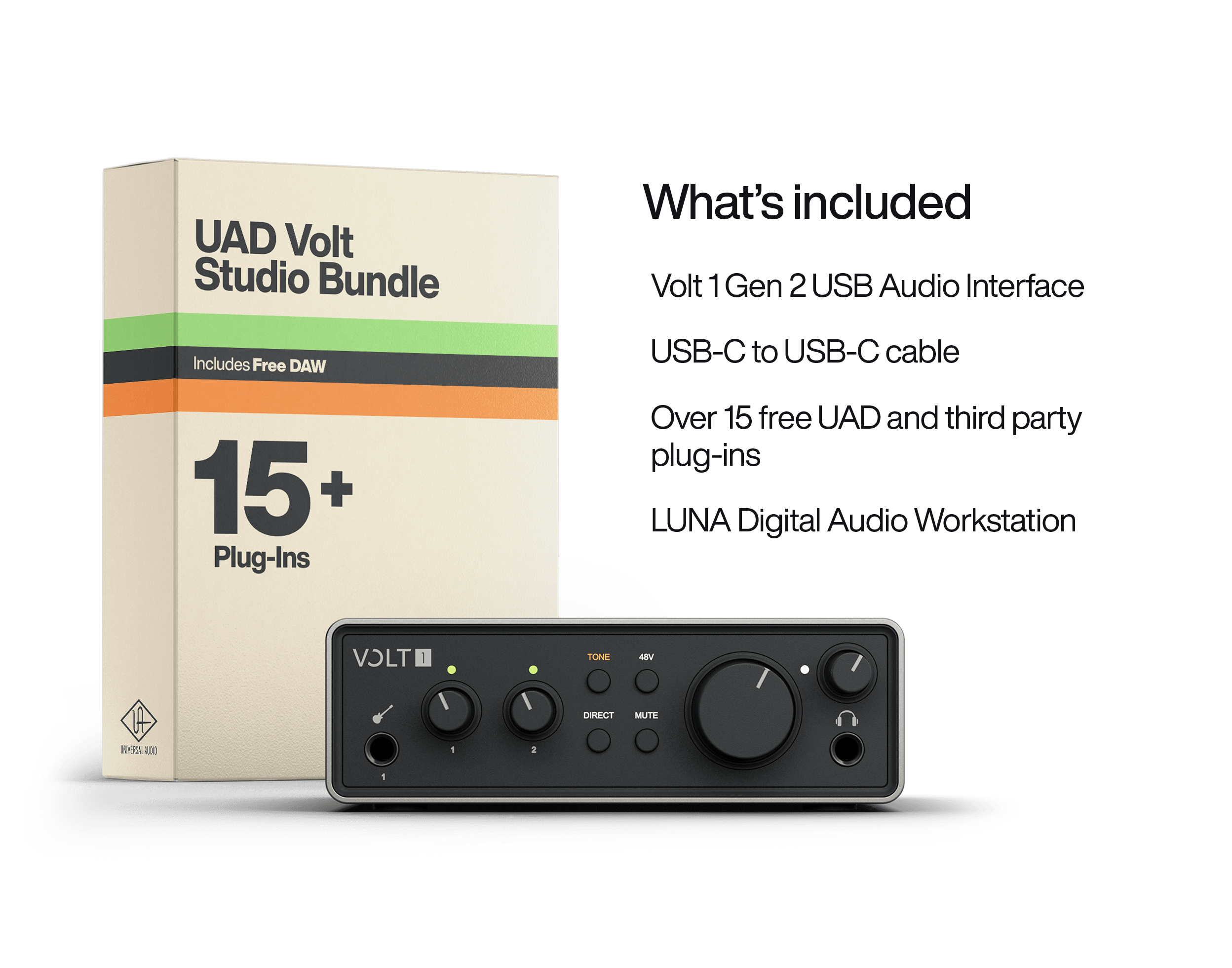 Volt 1 Gen 2 USB Audio Interface – Universal Audio
