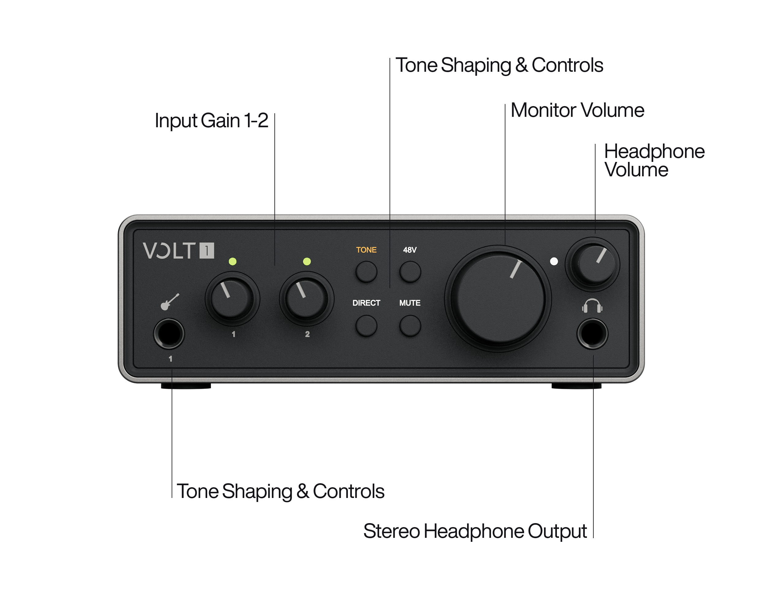 Volt 1 Gen 2 USB Audio Interface – Universal Audio