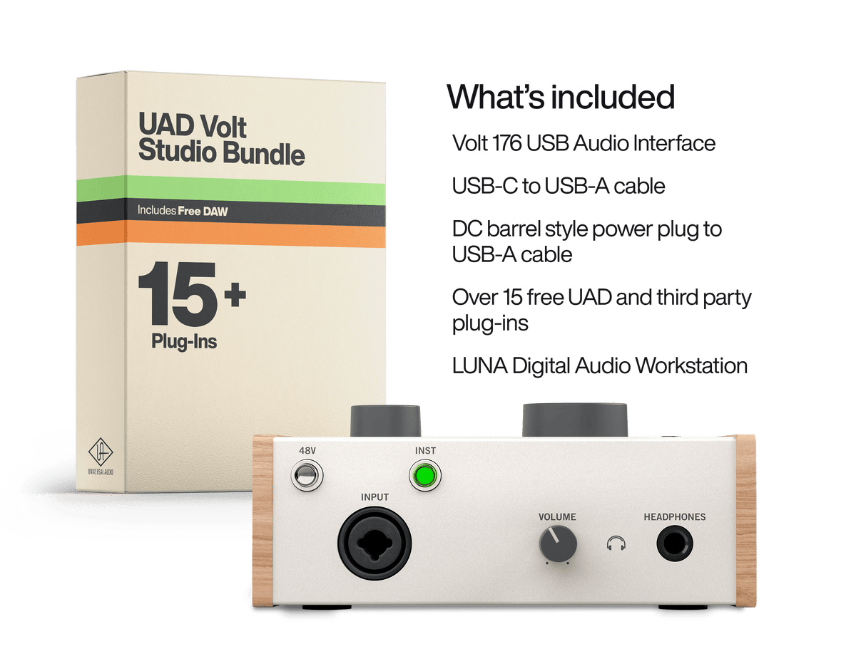Volt 176 | USB Interface with Compressor – Universal Audio