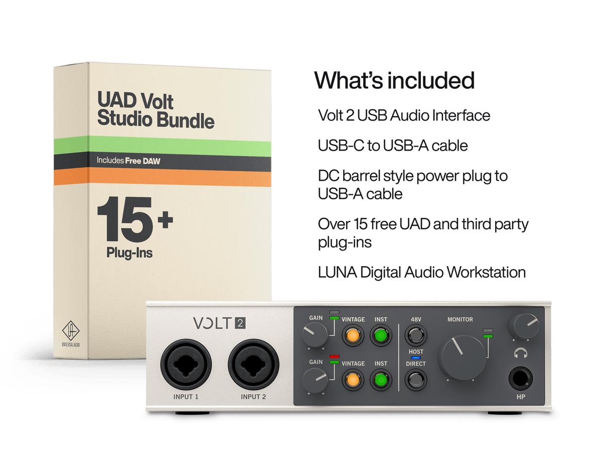Volt 2 | 2-Channel USB Interface – Universal Audio Volt 2 | 2-Channel USB Interface – Universal Audio