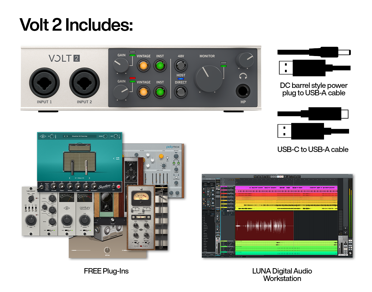 Volt 2 USB Audio Interface – Universal Audio