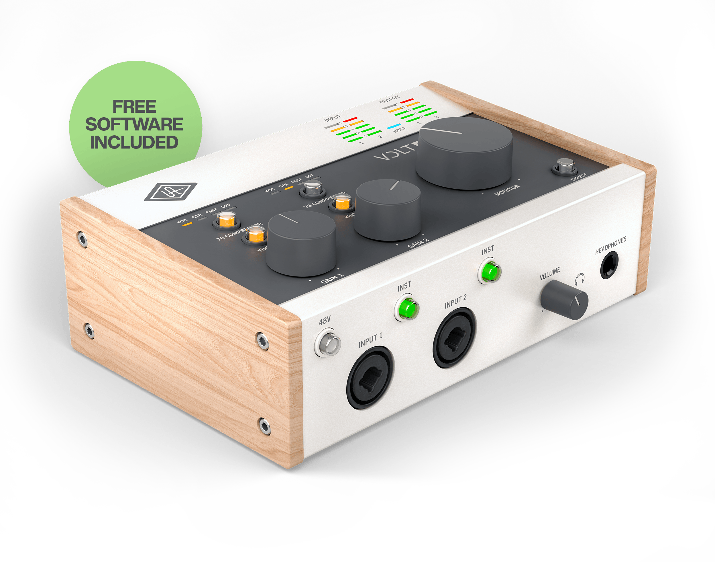 UNIVERSAL AUDIO VOLT276 オーディオインターフェイス Volt 276 | 2-Channel USB Interface – Universal Audio