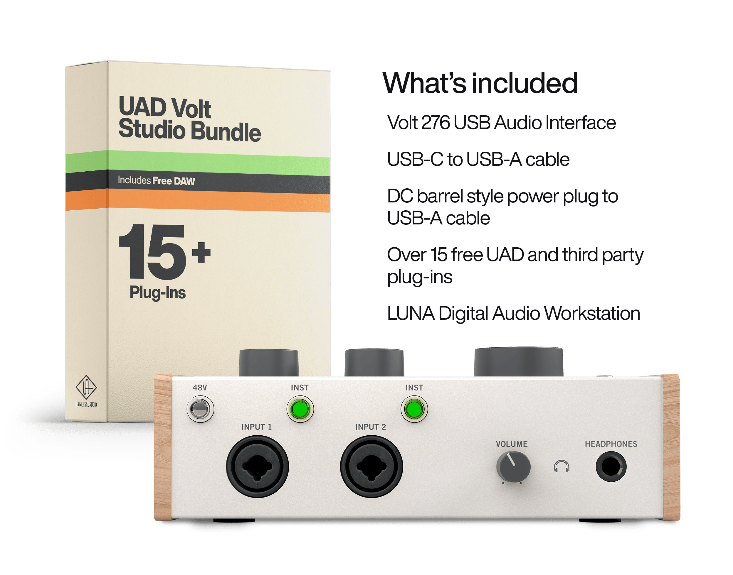 DTM・DAW UAD Universal Audio VOLT176 Volt 276 | 2-Channel USB Interface – Universal Audio
