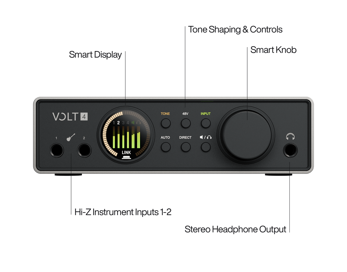 Volt 4 Gen 2 USB Audio Interface – Universal Audio