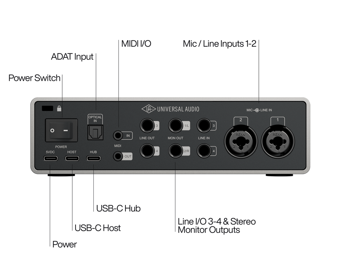 Volt 4 Gen 2 USB Audio Interface – Universal Audio
