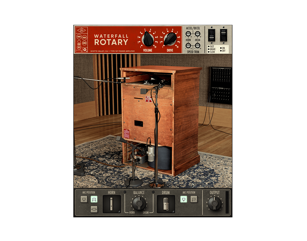 UAD Waterfall Rotary Speaker